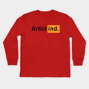 artist ind. Kids Long Sleeve T-Shirt